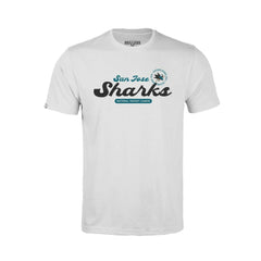 San Jose Sharks Levelwear Youth Little Richmond Monument T-Shirt - White - NHL 203145508