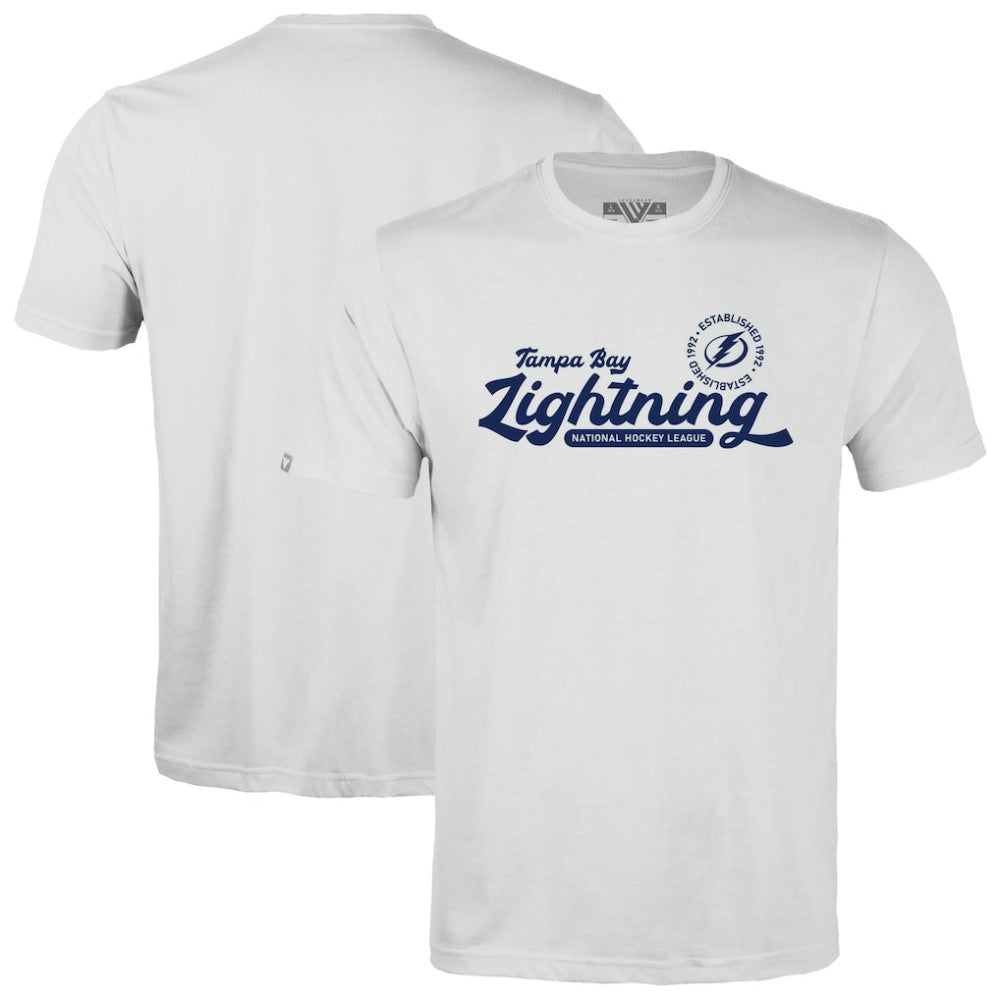 Tampa Bay Lightning Levelwear Youth Little Richmond Monument T-Shirt - White - NHL 203145509