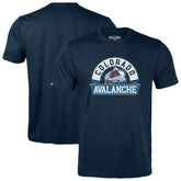 Colorado Avalanche Levelwear Youth Little Richmond Banner Arch T-Shirt - Navy - NHL 203145546
