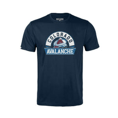 Colorado Avalanche Levelwear Youth Little Richmond Banner Arch T-Shirt - Navy - NHL 203145546