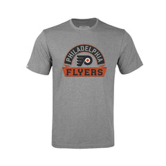 Philadelphia Flyers Levelwear Youth Little Richmond Banner Arch T-Shirt - Gray - NHL 203145554