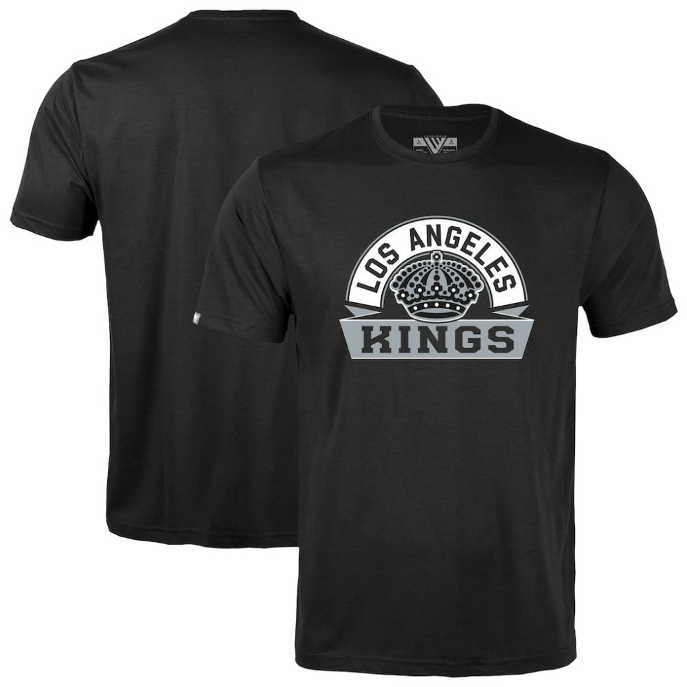 Los Angeles Kings Levelwear Youth Little Richmond Banner Arch T-Shirt - Black - NHL 203145562