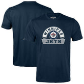 Winnipeg Jets Levelwear Youth Little Richmond Banner Arch T-Shirt - Navy - NHL 203145566