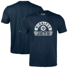 Winnipeg Jets Levelwear Youth Little Richmond Banner Arch T-Shirt - Navy - NHL 203145566