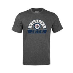 Winnipeg Jets Levelwear Youth Little Richmond Banner Arch T-Shirt - Gray - NHL 203145567