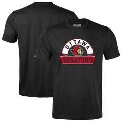 Ottawa Senators Levelwear Youth Little Richmond Banner Arch T-Shirt - Black - NHL 203145595
