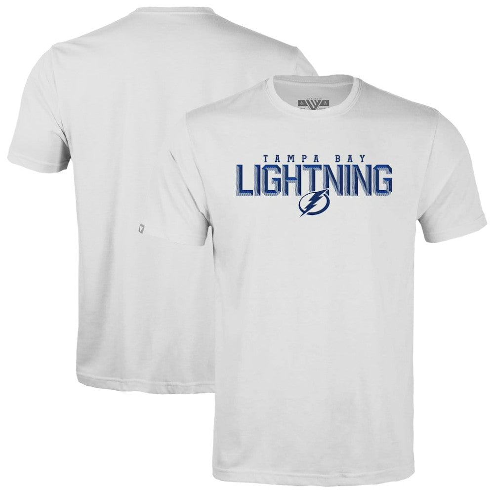 Tampa Bay Lightning Levelwear Youth Little Richmond Carve T-Shirt - White - NHL 203145623