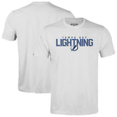 Tampa Bay Lightning Levelwear Youth Little Richmond Carve T-Shirt - White - NHL 203145623