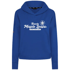 Toronto Maple Leafs Levelwear Women's Sweet Monument Tri-Blend Cropped Pullover Hoodie - Royal - NHL 203145680