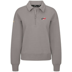 Carolina Hurricanes Levelwear Women's Canmore Quarter-Zip Pullover - Gray - NHL 203145763