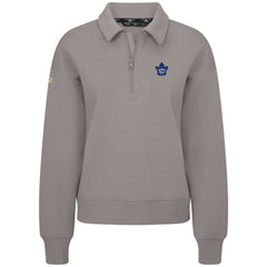 Toronto Maple Leafs Levelwear Women's Canmore Quarter-Zip Pullover - Gray - NHL 203145777