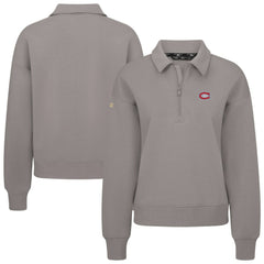 Montreal Canadiens Levelwear Women's Canmore Quarter-Zip Pullover - Gray - NHL 203145785