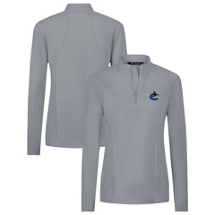 Vancouver Canucks Levelwear Women's Upright Quarter-Zip Pullover - Gray - NHL 203145868