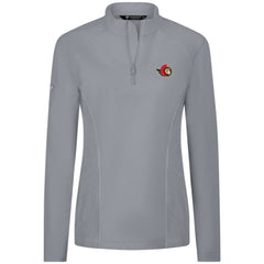 Ottawa Senators Levelwear Women's Upright Quarter-Zip Pullover - Gray - NHL 203145869