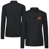 Calgary Flames Levelwear Women's Upright Quarter-Zip Pullover - Black - NHL 203145870