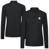 Toronto Maple Leafs Levelwear Women's Upright Quarter-Zip Pullover - Black - NHL 203145874