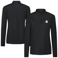 Toronto Maple Leafs Levelwear Women's Upright Quarter-Zip Pullover - Black - NHL 203145874