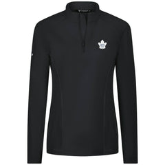 Toronto Maple Leafs Levelwear Women's Upright Quarter-Zip Pullover - Black - NHL 203145874