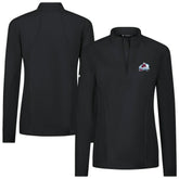 Colorado Avalanche Levelwear Women's Upright Quarter-Zip Pullover - Black - NHL 203145880