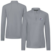Colorado Avalanche Levelwear Women's Upright Quarter-Zip Pullover - Gray - NHL 203145881