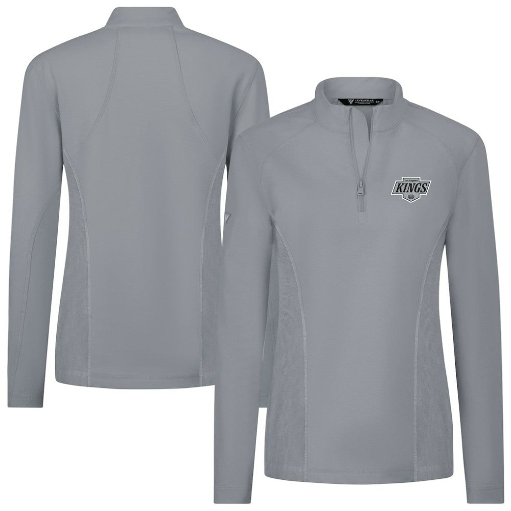 Los Angeles Kings Levelwear Women's Upright Quarter-Zip Pullover - Gray - NHL 203145884