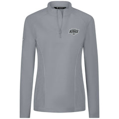 Los Angeles Kings Levelwear Women's Upright Quarter-Zip Pullover - Gray - NHL 203145884