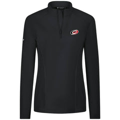 Carolina Hurricanes Levelwear Women's Upright Quarter-Zip Pullover - Black - NHL 203145897