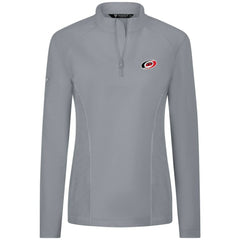 Carolina Hurricanes Levelwear Women's Upright Quarter-Zip Pullover - Gray - NHL 203145899