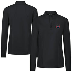Washington Capitals Levelwear Women's Upright Quarter-Zip Pullover - Black - NHL 203145909