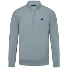 Edmonton Oilers Levelwear Upright Tri-Blend Quarter-Zip Pullover - Gray - NHL 203145912