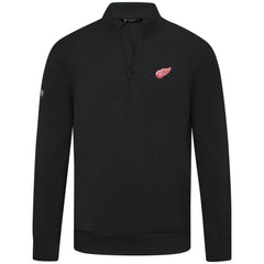 Detroit Red Wings Levelwear Upright Tri-Blend Quarter-Zip Pullover - Black - NHL 203145914