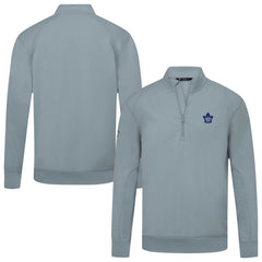 Toronto Maple Leafs Levelwear Upright Tri-Blend Quarter-Zip Pullover - Gray - NHL 203145929