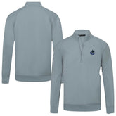 Vancouver Canucks Levelwear Upright Tri-Blend Quarter-Zip Pullover - Gray - NHL 203145932