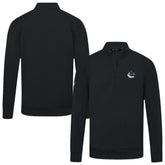 Vancouver Canucks Levelwear Upright Tri-Blend Quarter-Zip Pullover - Black - NHL 203145934