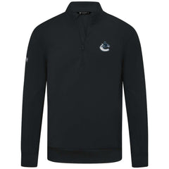 Vancouver Canucks Levelwear Upright Tri-Blend Quarter-Zip Pullover - Black - NHL 203145934