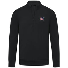 Columbus Blue Jackets Levelwear Upright Tri-Blend Quarter-Zip Pullover - Black - NHL 203145947