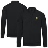 Vegas Golden Knights Levelwear Upright Tri-Blend Quarter-Zip Pullover - Black - NHL 203145960