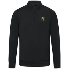 Vegas Golden Knights Levelwear Upright Tri-Blend Quarter-Zip Pullover - Black - NHL 203145960