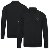San Jose Sharks Levelwear Upright Tri-Blend Quarter-Zip Pullover - Black - NHL 203145962