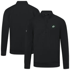 Dallas Stars Levelwear Upright Tri-Blend Quarter-Zip Pullover - Black - NHL 203145968