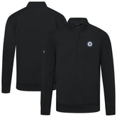 Winnipeg Jets Levelwear Upright Tri-Blend Quarter-Zip Pullover - Black - NHL 203145970