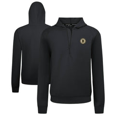 Boston Bruins Levelwear Technic Quarter-Zip Pullover Hoodie - Black - NHL 203145977
