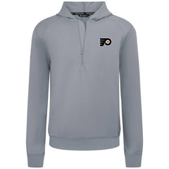 Philadelphia Flyers Levelwear Technic Quarter-Zip Pullover Hoodie - Gray - NHL 203145985