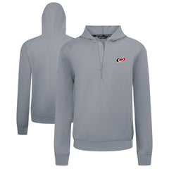 Carolina Hurricanes Levelwear Technic Quarter-Zip Pullover Hoodie - Gray - NHL 203145999
