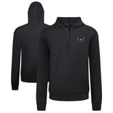 Washington Capitals Levelwear Technic Quarter-Zip Pullover Hoodie - Black - NHL 203146003