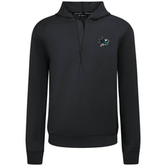 San Jose Sharks Levelwear Technic Quarter-Zip Pullover Hoodie - Black - NHL 203146009