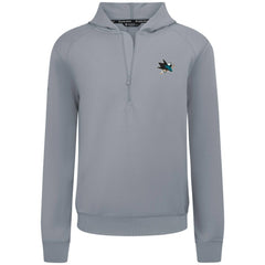 San Jose Sharks Levelwear Technic Quarter-Zip Pullover Hoodie - Gray - NHL 203146010