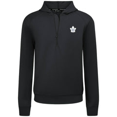 Toronto Maple Leafs Levelwear Technic Quarter-Zip Pullover Hoodie - Black - NHL 203146020