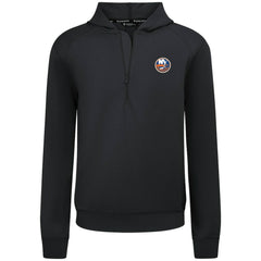 New York Islanders Levelwear Technic Quarter-Zip Pullover Hoodie - Black - NHL 203146027