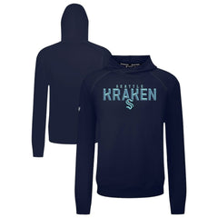 Seattle Kraken Levelwear Mandate Carve Tri-Blend Pullover Hoodie - Deep Sea Blue - NHL 203146032